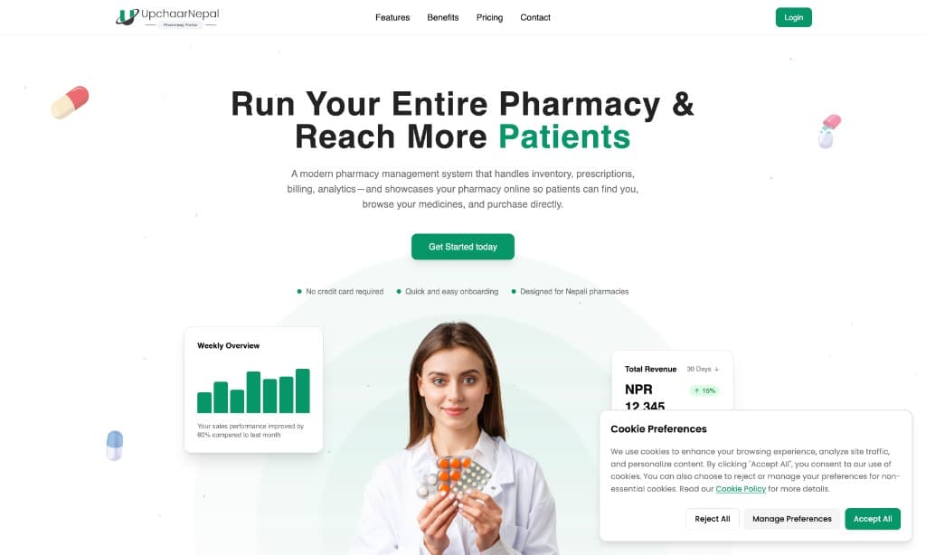 UpchaarNepal Pharmacy Portal