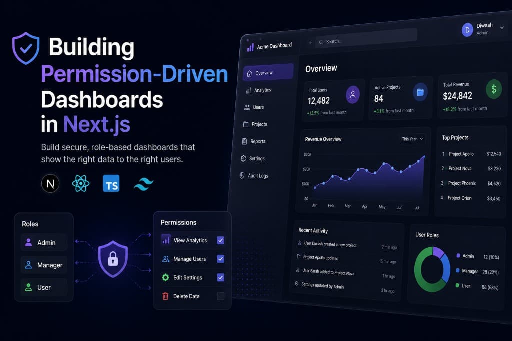 Building Permission-Driven Dashboards in Next.js