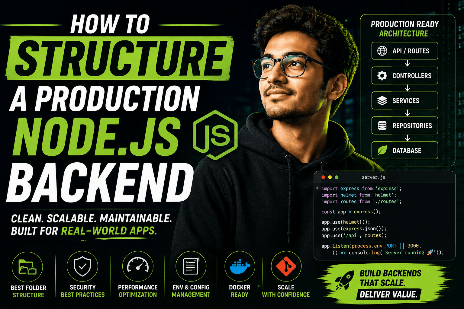 How to Structure a Production Node.js Backend