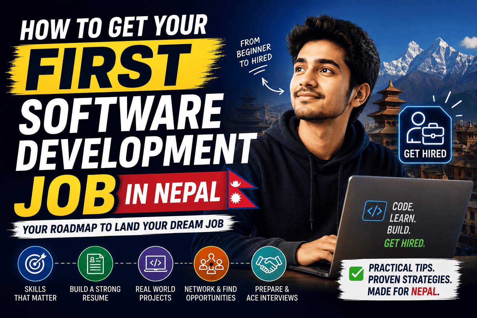 How to Get Your First Software Development Job in Nepal (2026 Guide)